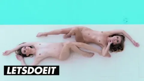 European Step Sisters Start Their Day with Lesbian Sex