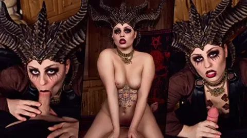 Seal Your Pact with Anna Claire Clouds Diablo's Lilith and Let Her Seduce You...