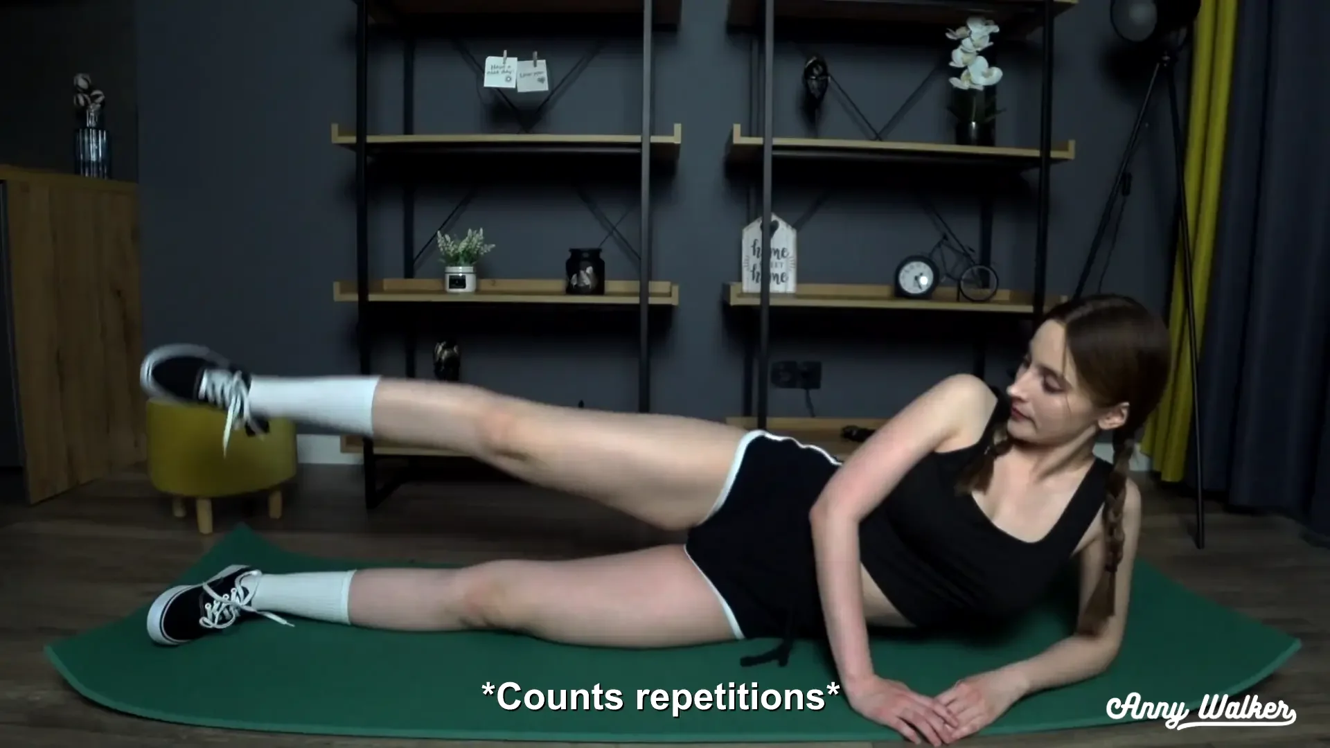 Stepsister Was Filming a Workout Video, but I Fucked Her Hard and Finished On...
