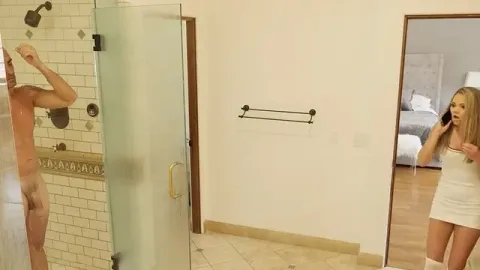 Stepdaughter Sneaks into Shower with Stepdad