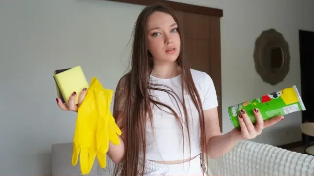 Young Stepmother Caught Stepson Making a Homemade Vagina. Handsome Hands