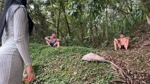 Rich Colombian Girl Takes Two Homeless Men Home and Gives Them Her Ass Anal D...