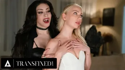 Turned into a Vampire Trans Ariel Demure Wants Her Hot Girlfriend for the Ete...