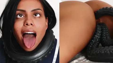 Black Schoolgirl Canela Skin Alien Fucked Triple Penetration - Pussy Pov Extr...