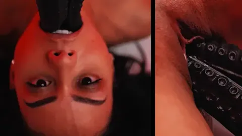 Ebony Girl Canela Skin all the Way Through - Hardcore Anal Dp &