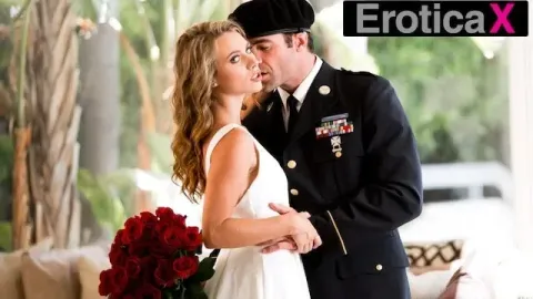 Beauty Anya Olsen Passionatly Makes Love to Soldier