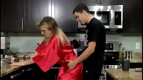 Step Mom gets Breakfast Creampie from Stepson Cory Chase