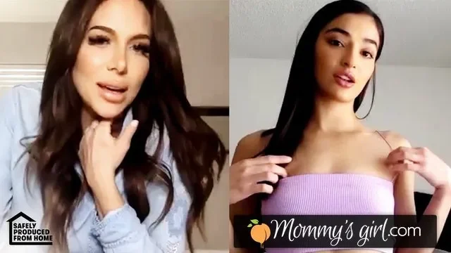 Emily Willis Fingers Herself with Her Stepmom on Remote after Being Grounded