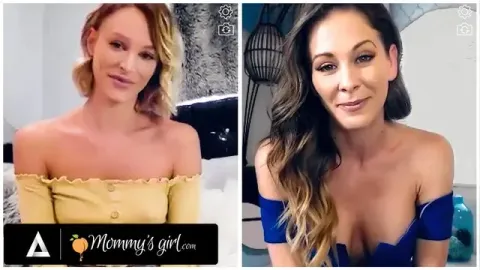 Thirsty Emma Hix and Stepmom Cherie Deville Share Their Wet Pussy ...