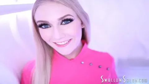 Hot Blonde Emma Starletto Mouth Fucks Cock