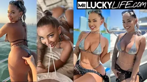 Yacht Escape in Lingerie