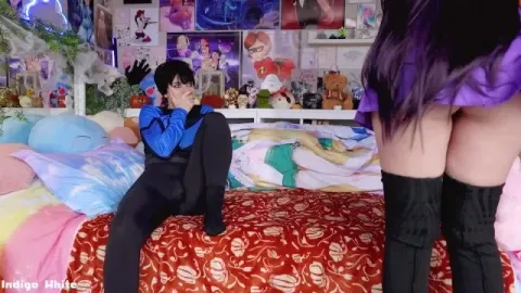 Blackfire Seduces Nightwing!