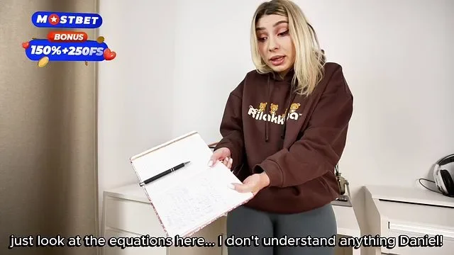 Step Bro Helps Step Sis with Math Homework in Exchange for Sex!