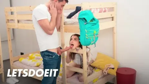 Eden Ivy got Stuck and She Needs Some Help but She Ends Up having Sex