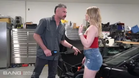 Dirty Mechanic Tricks Kenzie Madison into Sex