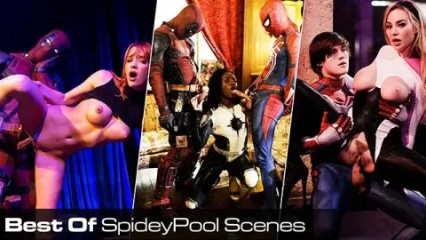 Best of Spideypool Scenes - Keep Watching until the End for the Hottest Three...