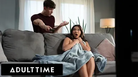 Kimmy Kimm Caught Masturbating by Her Roomie, but She Can't Resist His Huge C...