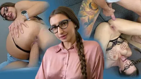 Hard Sex at Home with a Sexy English Tutor