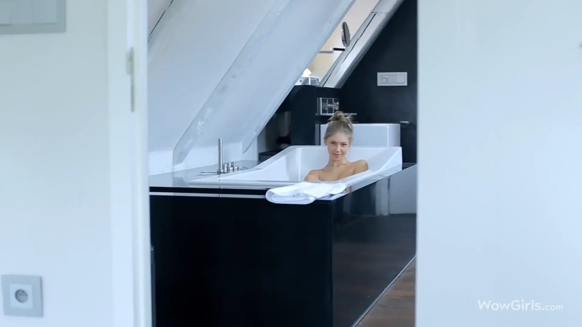 Hottest Anjelica Was Taken from the Bathroom to the Bedroom and Was Fucked Ha...