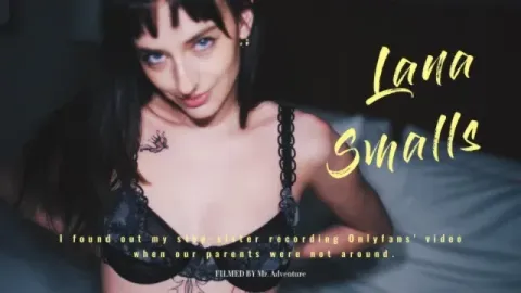 I Found Out My Stepsister Lana Smalls Recording Onlyfans' Video when Our Pare...