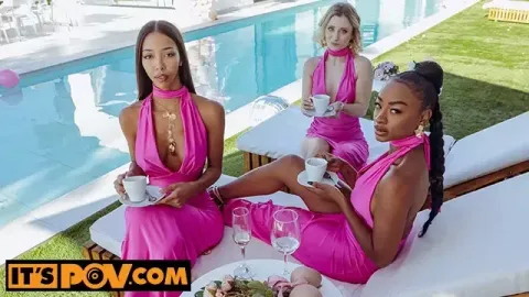 Bridesmaids Seduce Wedding Guest