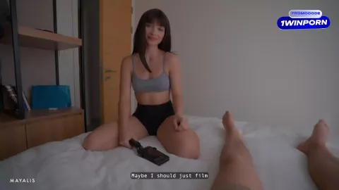 18 Year Old Stepsister Asks for Help with Making a Video for Tik Tok