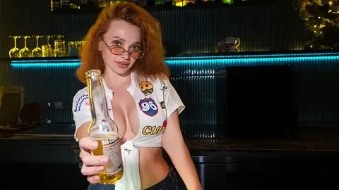 POV: Busty Redhead Bartender Closed The Bar Just For Me