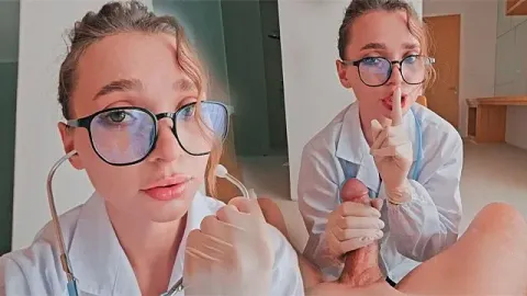 Ended Up in the Hospital with a Hot Nurse and Caught Her Staring at My Dick