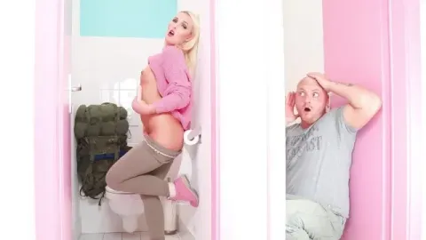 Czech Blondie Lovita Fate Takes Cock in Public Toilet