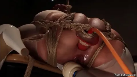 Asian Nurse Anal Fucked in Suspension