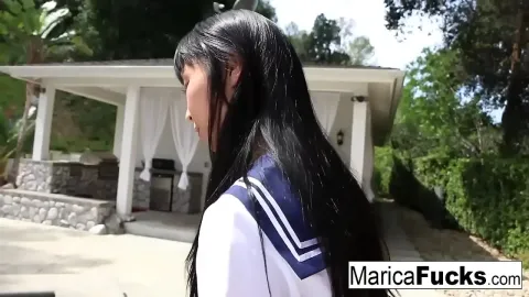 Sexy Marica Walks Through the House before Masturbating