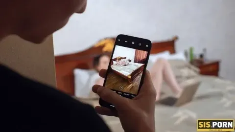 Slut Cant Cum Fondling Pussy with Hands but Stepbrother Hurries to Rescue Her