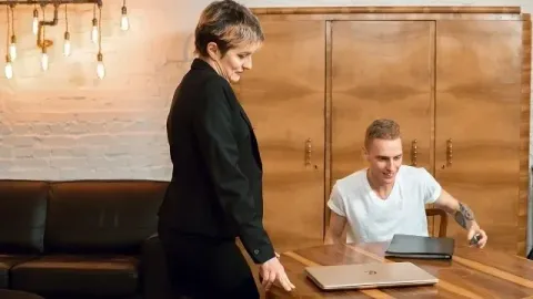 Tutor Makes Man Weak in His Knees so He Cant Stop Fucking Milf