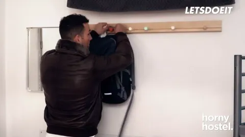 Big Ass Lady Dee has Sex with a Stranger in a Hostel Room