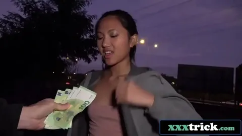 Hot Body Asian Beauty Picked Up while Jogging and Fucked may Thai