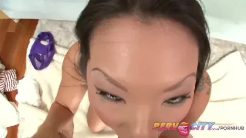 Asa Akira Japanese Blowjob