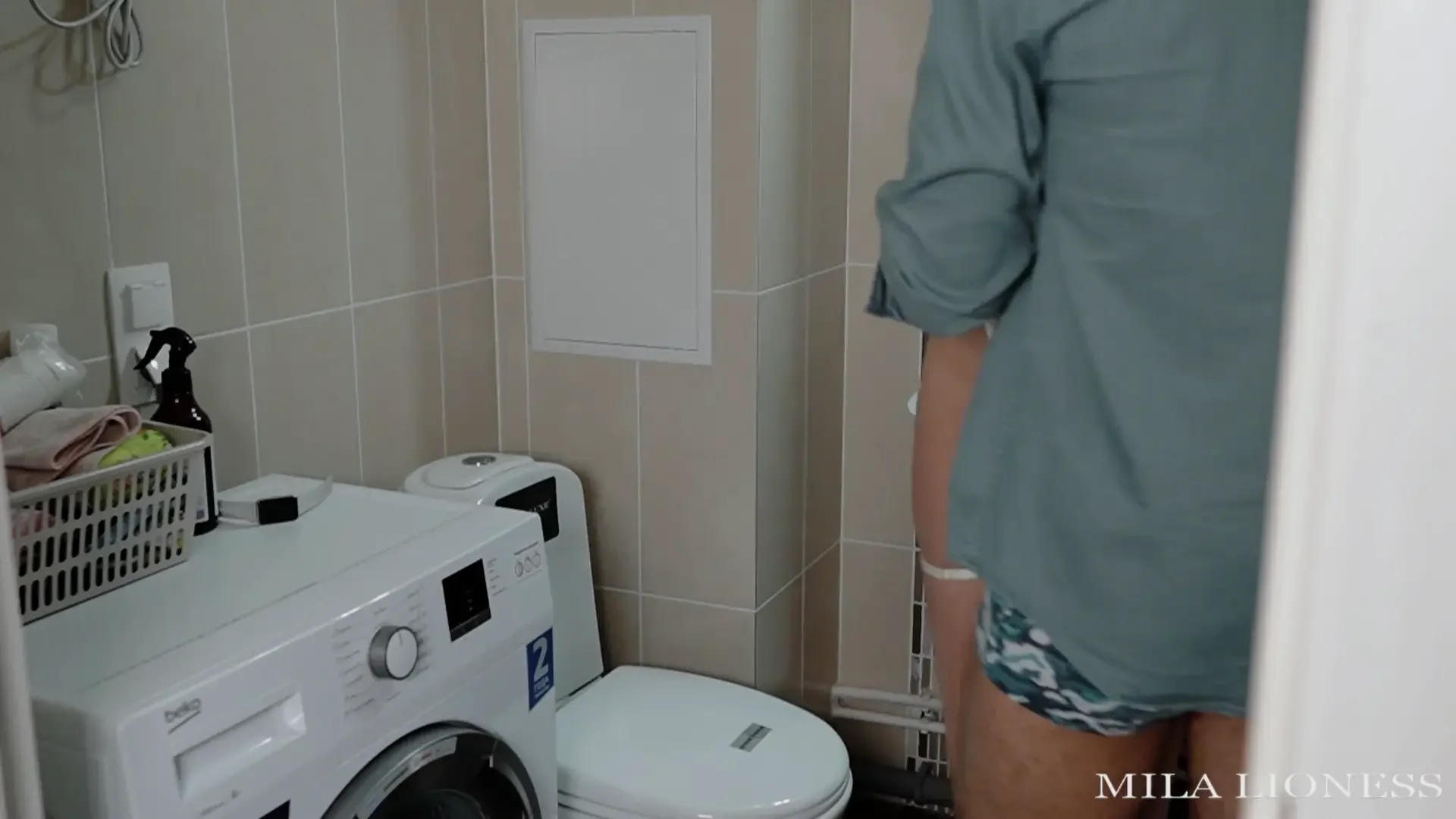😈 Tore off a Friend's Wife on a Washing Machine!!! 😱