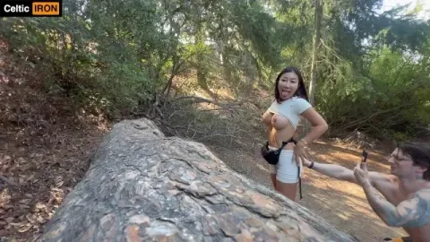 Nicole Doshi Seduces Man into Public Sex in Beverly Hills Forest