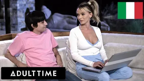 Milf Pristine Edge is Kept Up all Night by Stepson's Desire to Fuck