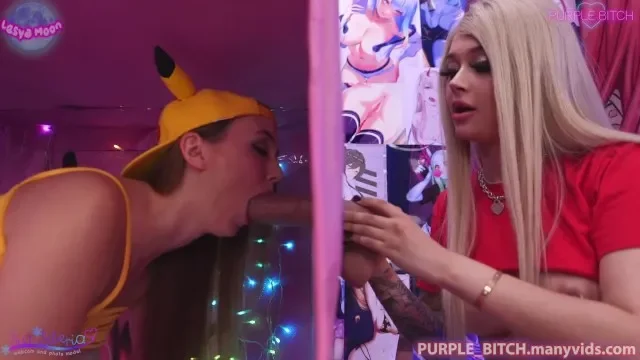 He Caught Us in the Glory Hole Box Purple Bitch Sia Siberia Lesya Moon