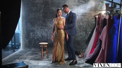 VIXEN Fashion model Kylie inspires designer in every way