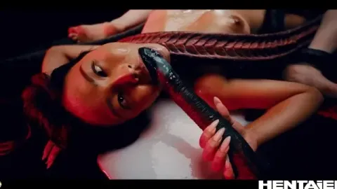Rae Lil Black & Jia Lissa 3d Asian Monster Fucked Hentai Uncensored Creampie