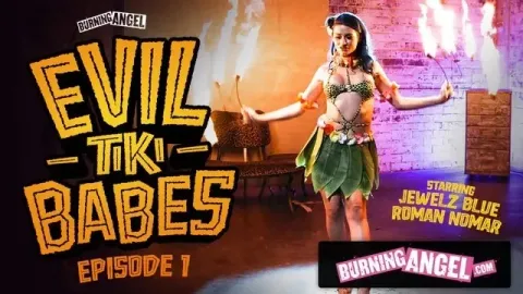 Barmaid Jewelz Blu Gives a Hot Tiki Performance