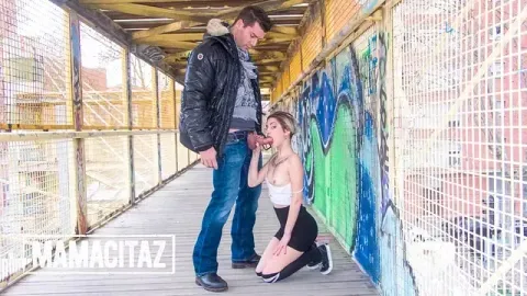 Outdoor Encounter With Spanish Partner
