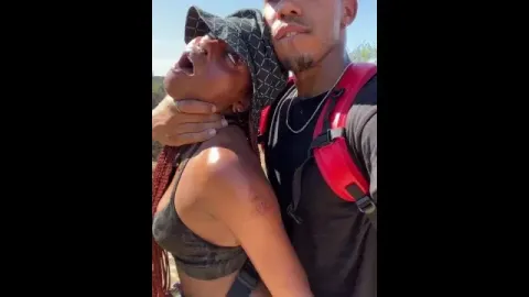 And Destiny Stop Their Hike for a Fuck Break