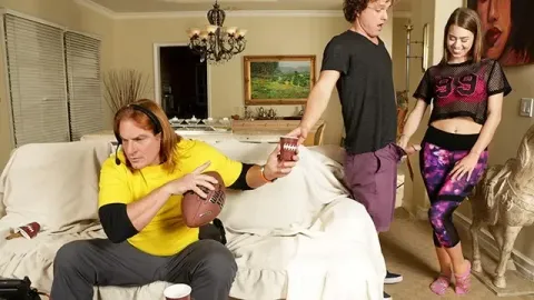 Stepdaughter Jill Kassidy Says Fuck Football! Cum Fuck Me instead Stepbro