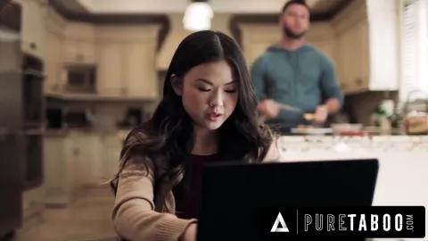 Lulu Chu's Pervy Roommate Uses Slimthick Vic to Seduce Her into a Threesome F...