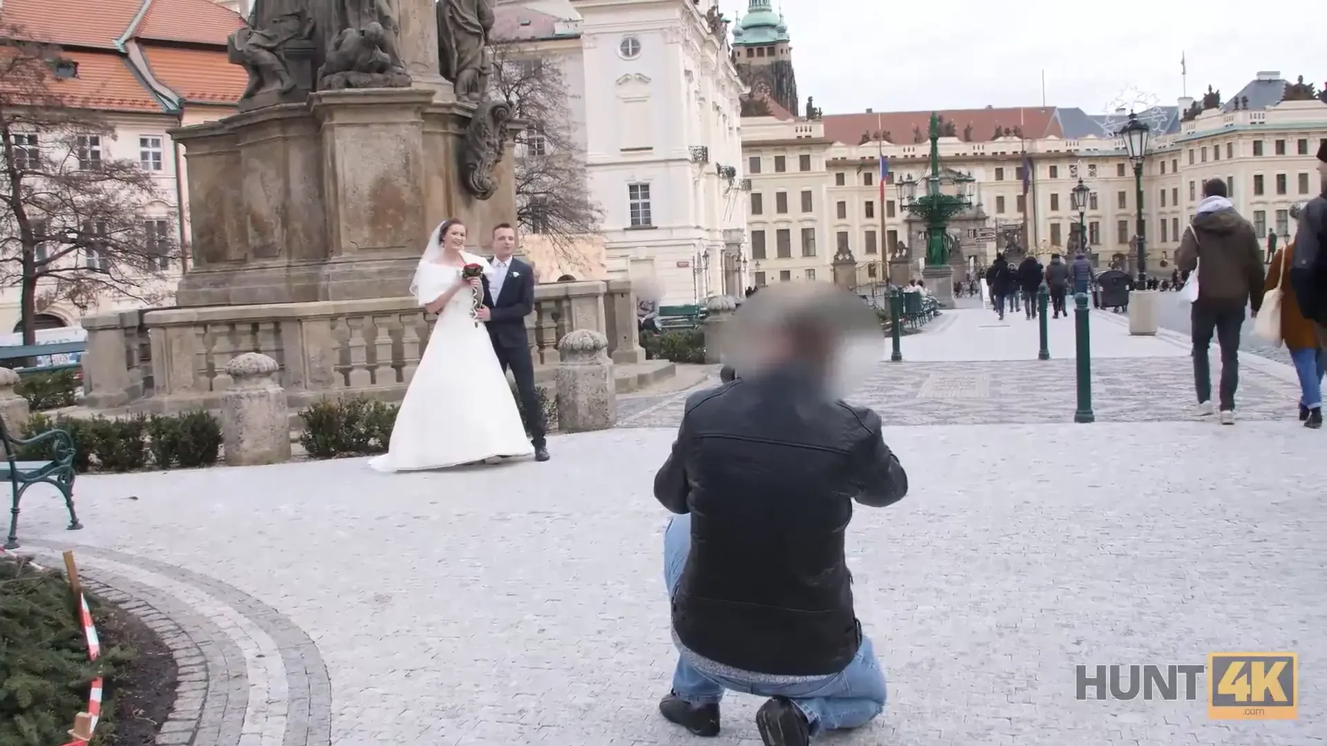 Hunt4k. after Wedding Poor Groom Sells Partners Pussy to Rich Stranger