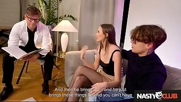 Cuckold encounter in exclusive club setting