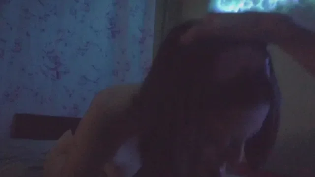 She Gives a Blowjob for the First Time on Camera